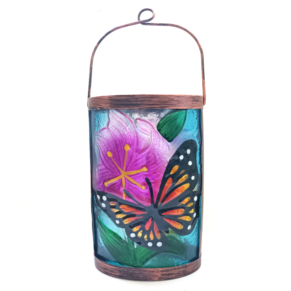LED Solar Light Butterfly Glass Painting Lantern Lamp Outdoor Garden Decor, 501 Original
LED Solar Light Butterfly Glass Painting Lantern Lamp Outdoor Garden Decor, 501 Original