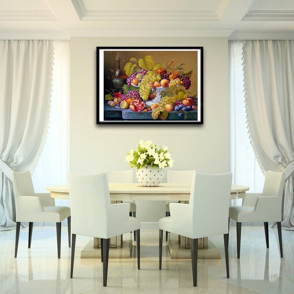 (Multi-Size) Fruit Plate - Round/Square Drill Diamond Painting 30*40CM/40*50CM, Round diamond 30*40cm, 501 Original
(Multi-Size) Fruit Plate - Round/Square Drill Diamond Painting 30*40CM/40*50CM, Round diamond 30*40cm, 501 Original