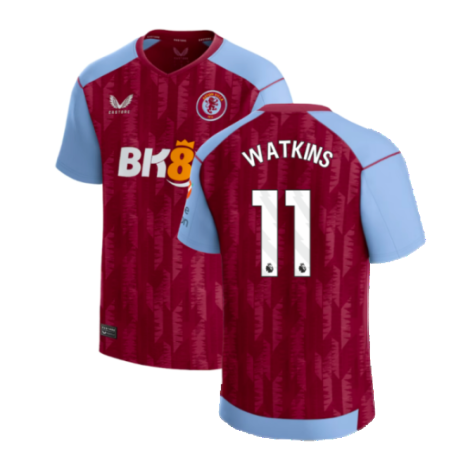 Aston Villa Ollie Watkins 11 Home Shirt Kit 2023-2024