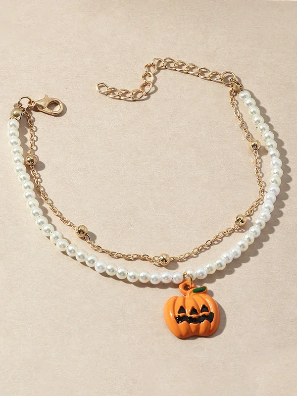 Pumpkin Halloween Bracelet