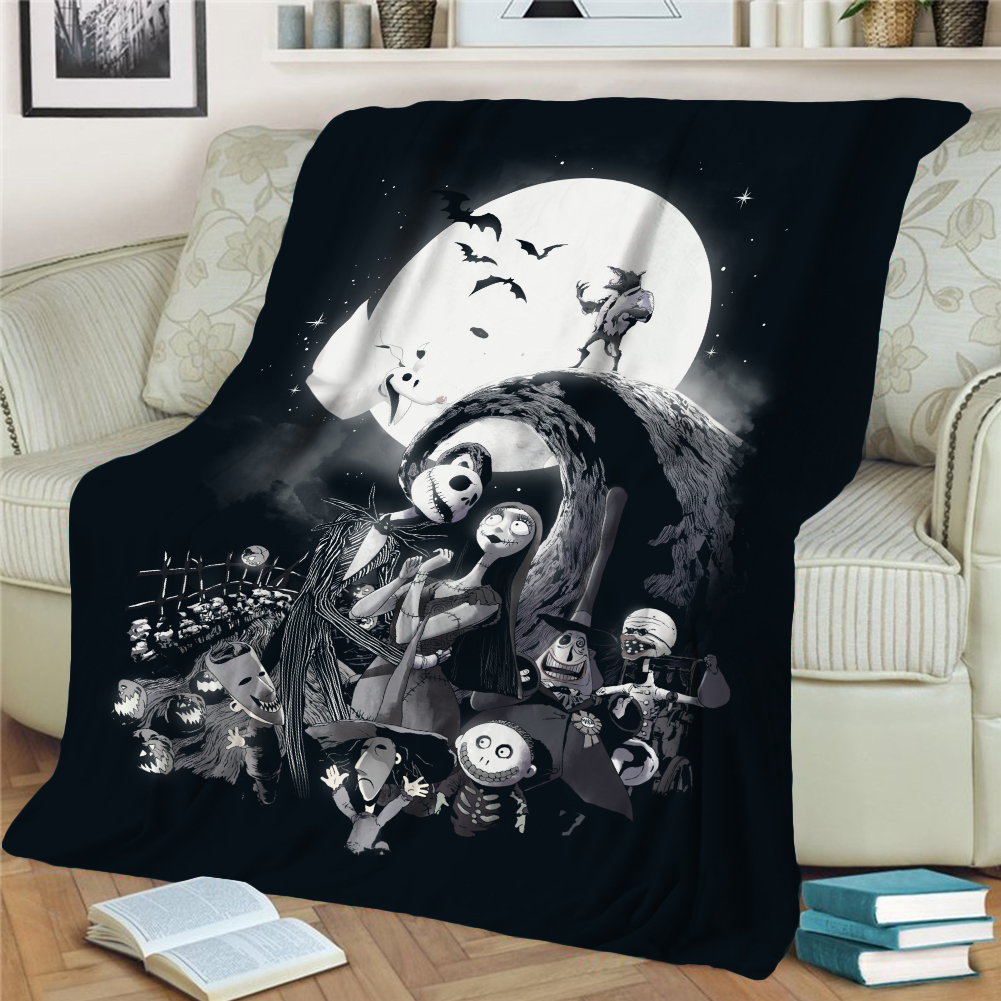 Nightmare Before Christmas Flannel Blanket 100*125cm