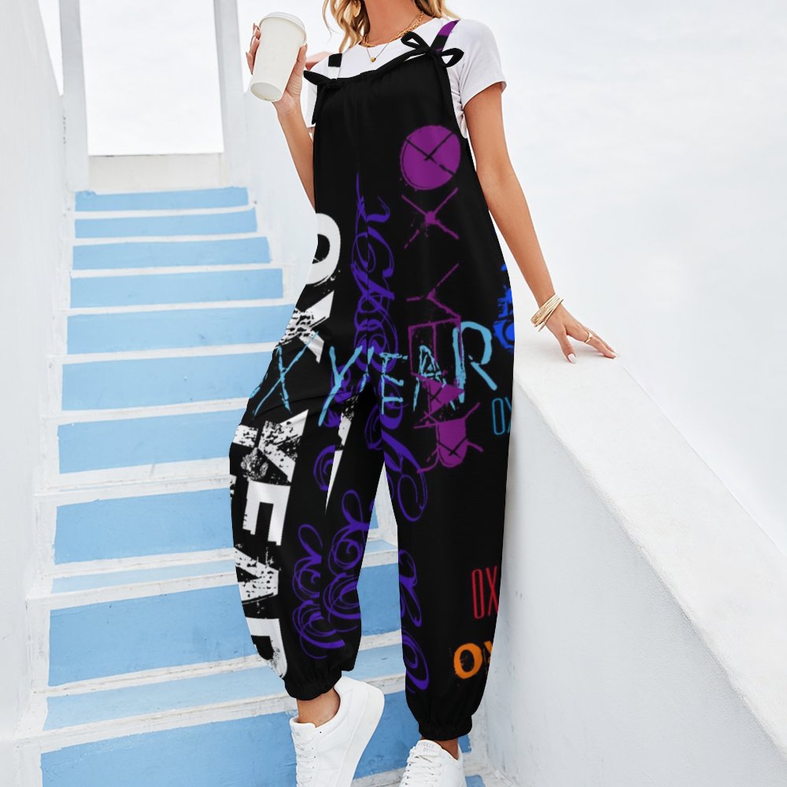 LONG SLEEVE BOILER JUMPSUIT GRAFFITI THE WORLD