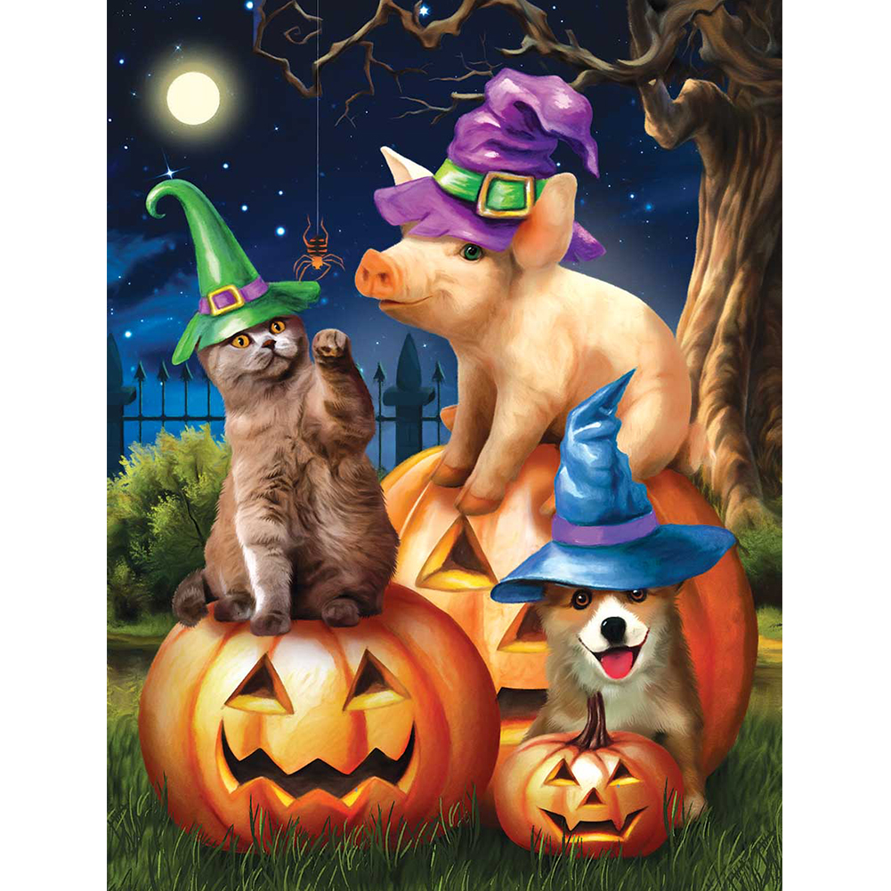 Halloween Pumpkin Animal - Round Drill Diamond Painting - 30*40CM, 501 Original
Halloween Pumpkin Animal - Round Drill Diamond Painting - 30*40CM, 501 Original