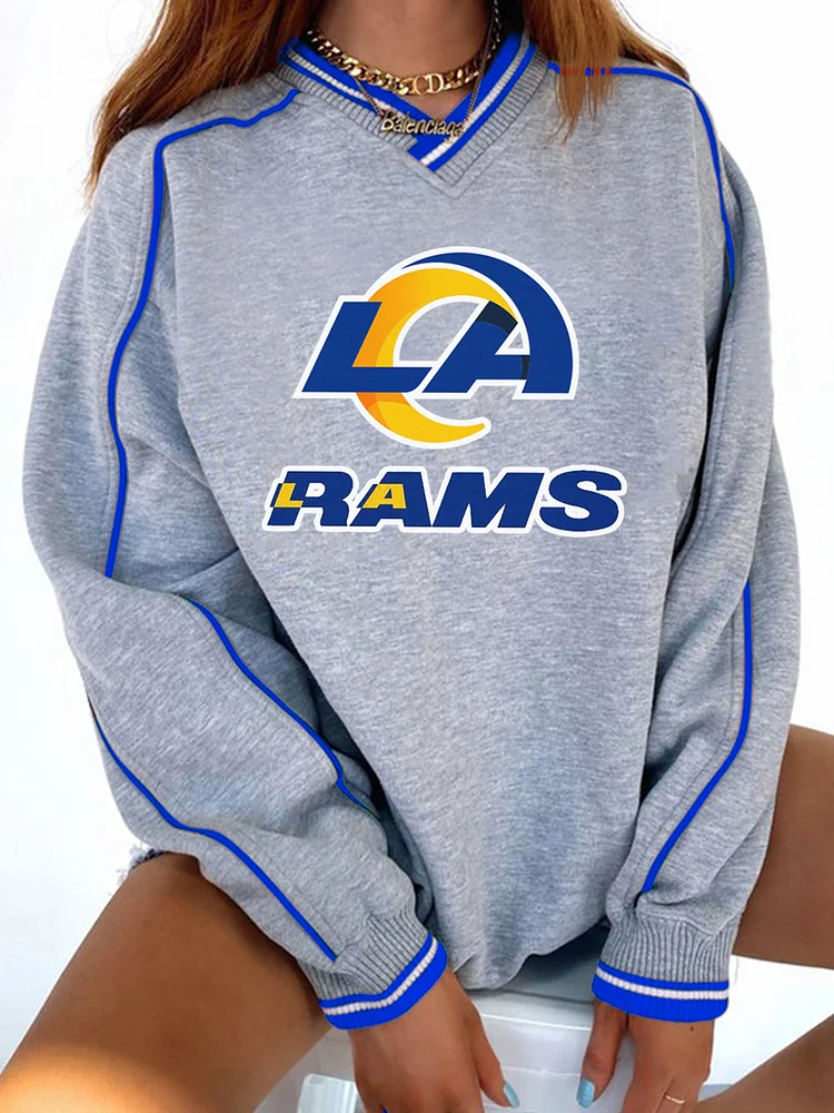 Los Angeles Rams Fashion Line Print Sweatshirt
