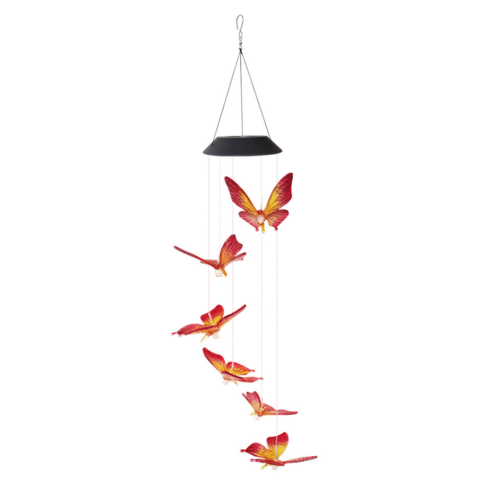 LED Solar Wind Chime Butterfly Color Changing IP65 Hanging-Solar Light, 501 Original
LED Solar Wind Chime Butterfly Color Changing IP65 Hanging-Solar Light, 501 Original
