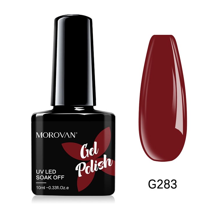 Morovan Burgundy Gel Nail Polish G283