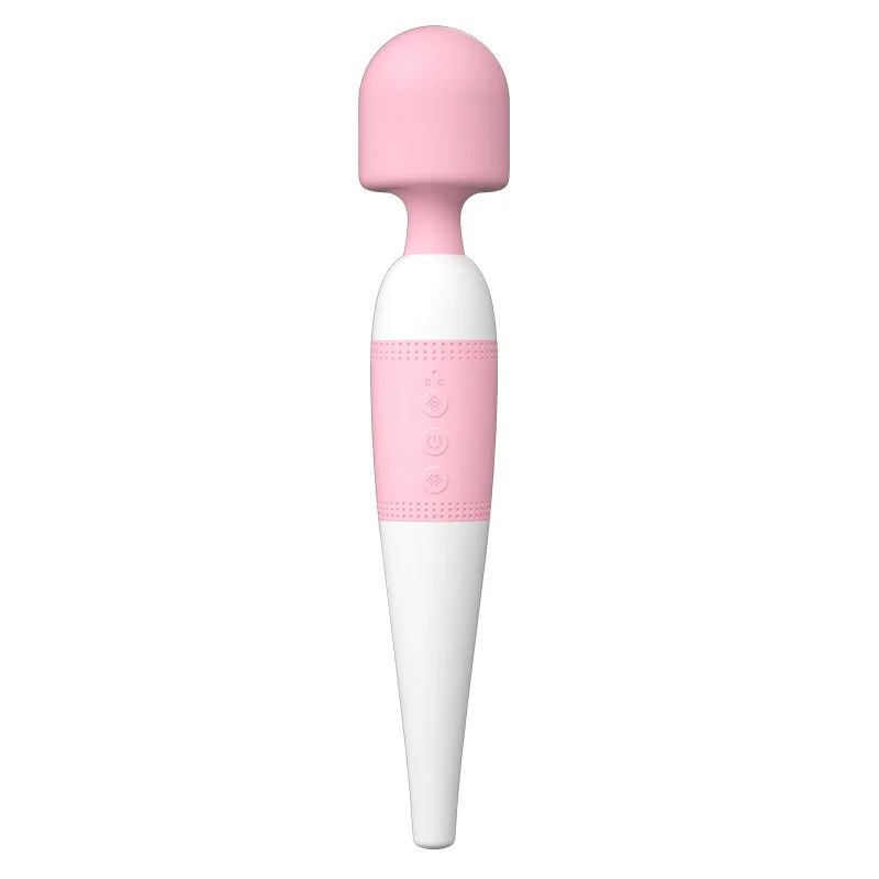 Tongue Licking Magic Wand Vibrator Massager Clitoral Vaginal Stimulator - Rose Toy