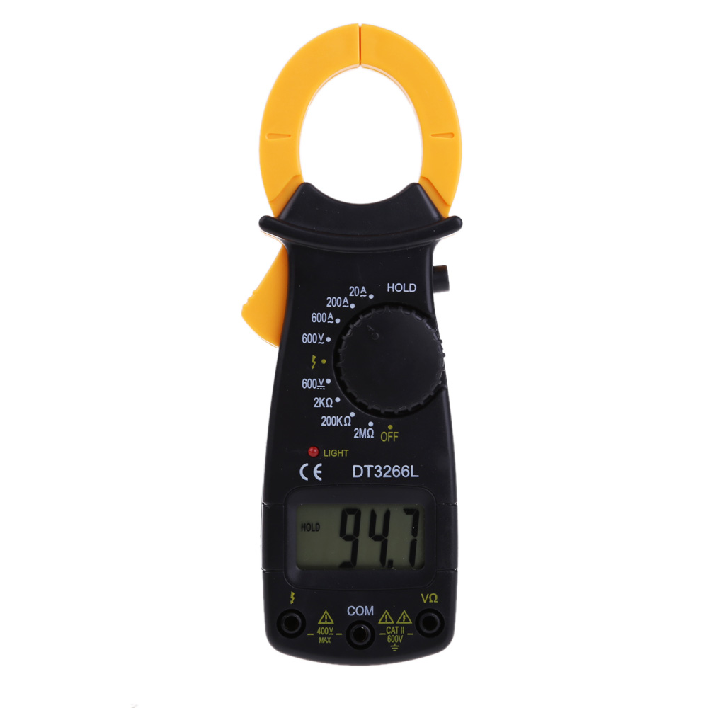 DT3266L LCD Digital Clamp Meter AC DC Current Voltage Resistance Tester, 501 Original
DT3266L LCD Digital Clamp Meter AC DC Current Voltage Resistance Tester, 501 Original