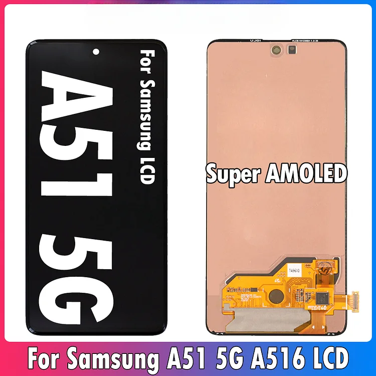 6.5" Super AMOLED  Samsung A51 5G A516 LCD SM-A516F SM-A516U Display Touch Screen Digitizer Assembly ReplacementSM-LCD