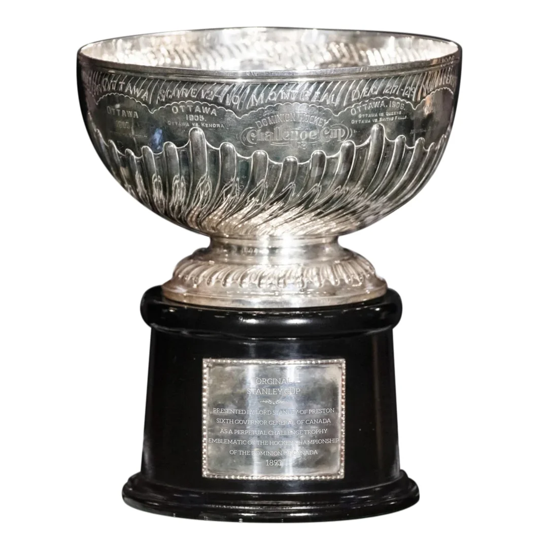 NHL Original Stanley Cup Bowl With Wooden Base  36cm Height