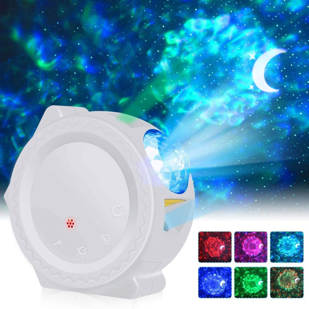 6 Color Starry Sky Smart-Bluetooth Laser Projector Night Light, White, 501 Original
6 Color Starry Sky Smart-Bluetooth Laser Projector Night Light, White, 501 Original