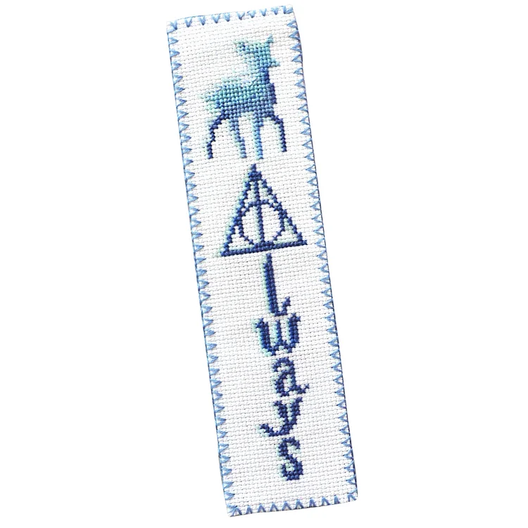 Bookmark - Harry Potter 14CT 18*6CM Double Sided Counted Cross Stitch Bookmark