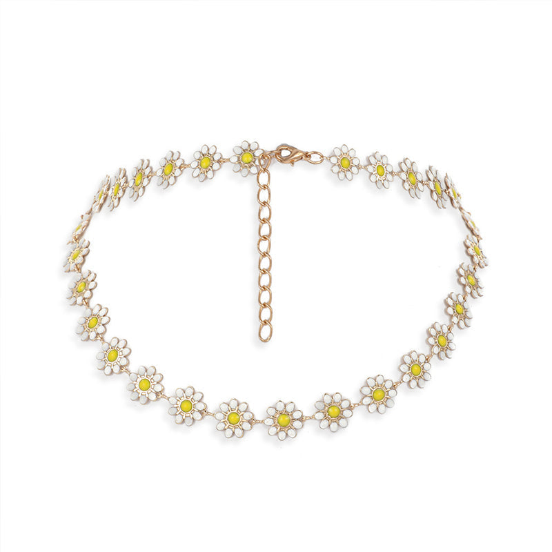 Dainty Diamond Flower Choker – SP Inc.