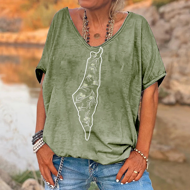 I Hope Peace Forever Print Casual T-Shirt socialshop