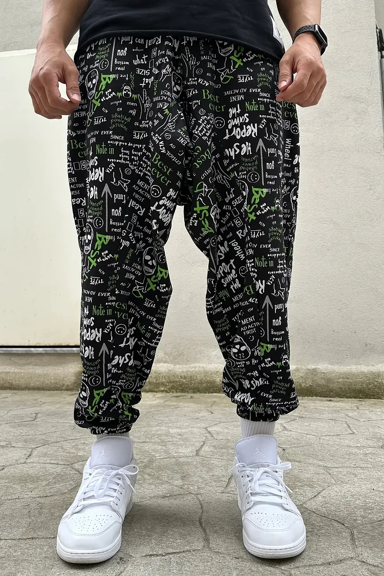 Printed Haren Men's Jogging Pants
