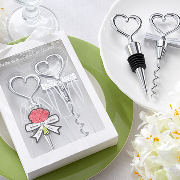 Love Heart Corkscrew Bottle Opener Set Wedding Decor Favors Wine Stopper, 501 Original
Love Heart Corkscrew Bottle Opener Set Wedding Decor Favors Wine Stopper, 501 Original