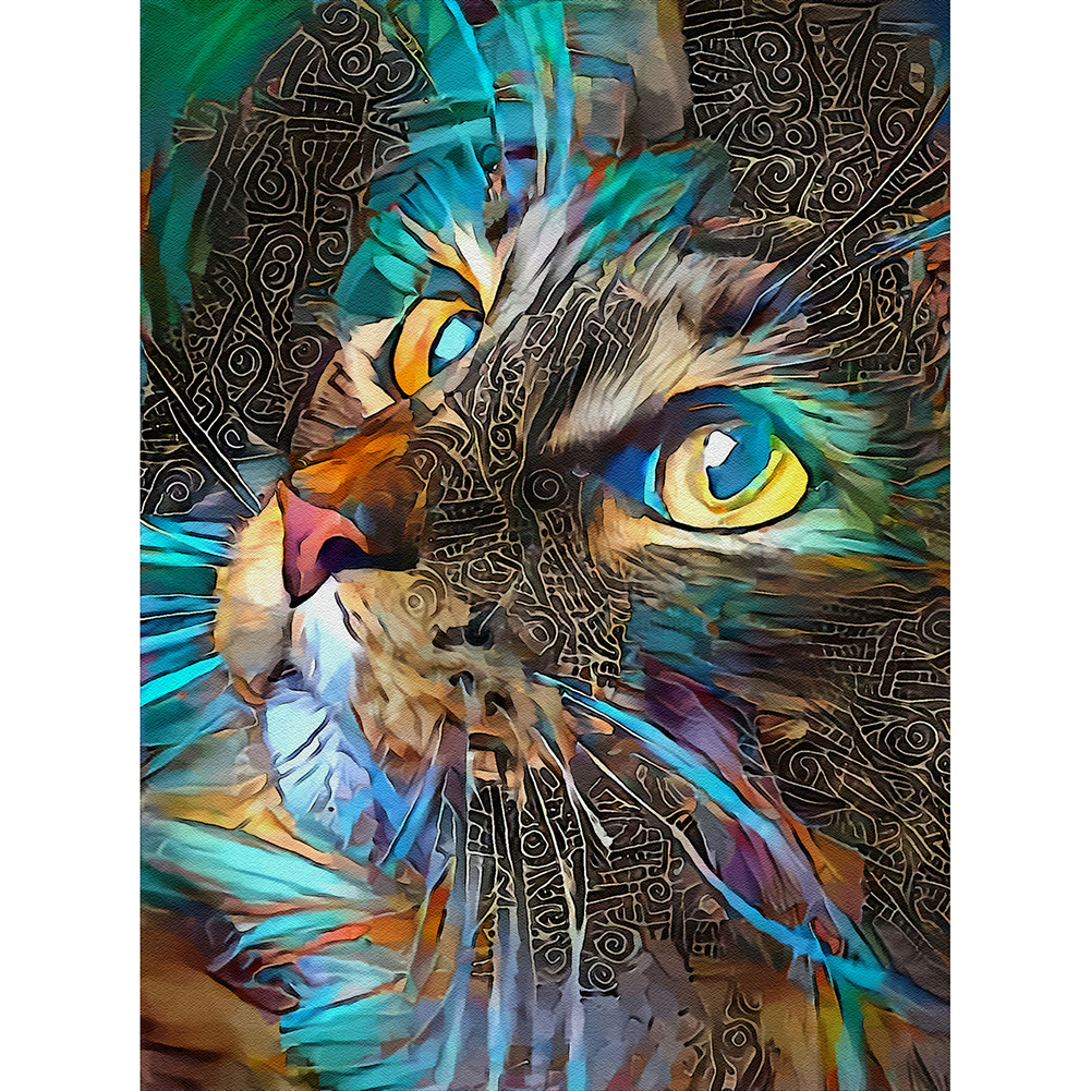 (Multi-Size) Blue Cat - Round/Square Drill Diamond Painting, Round diamond 30*40cm, 501 Original
(Multi-Size) Blue Cat - Round/Square Drill Diamond Painting, Round diamond 30*40cm, 501 Original