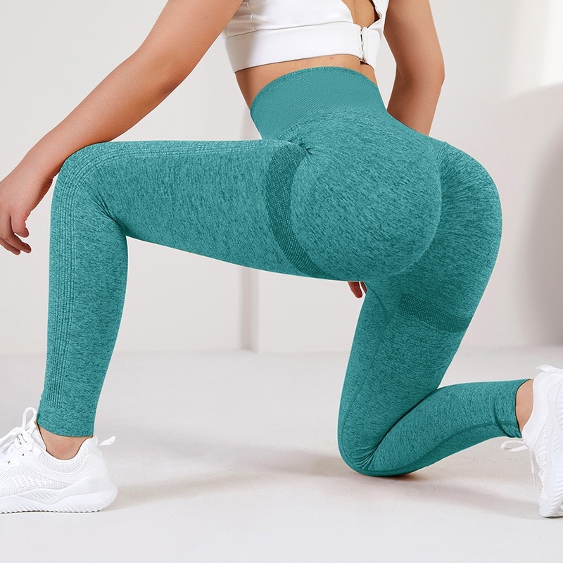 Seven Points Yoga Pants High Waisted Gym Leggings Sport Women Fitness  Seamless Female Legging Tummy Control Running Training - AliExpress