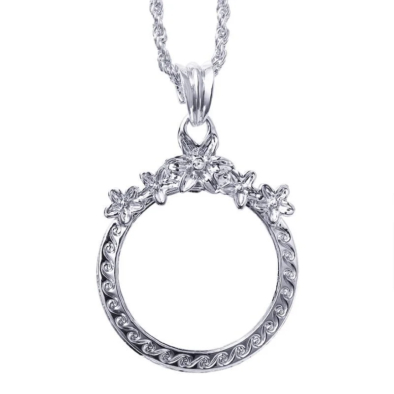 Letclo™ Flower Magnify Glass Necklace letclo Letclo