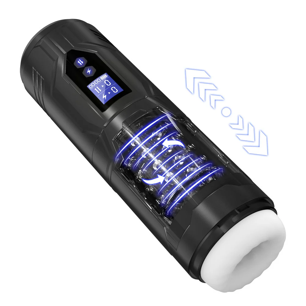 Joseph 7 Thrusting Rotating & Vibrating Male Penis Stroker Rosetoy Official