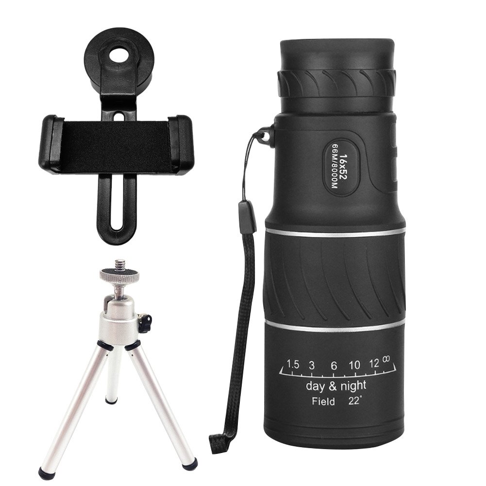 Travel Camping 16X HD Mobile Phone Lens Monocular Telescope w/ Night Vision, 501 Original
Travel Camping 16X HD Mobile Phone Lens Monocular Telescope w/ Night Vision, 501 Original
