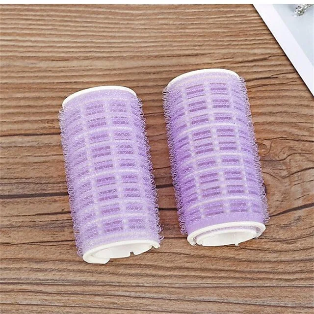 Plastic Hair Roller Lazy Self-adhesive Hair Curler Girl Big Wave Air Bangs Curl Cute Wind Child Mother Curling Tool socialshop
