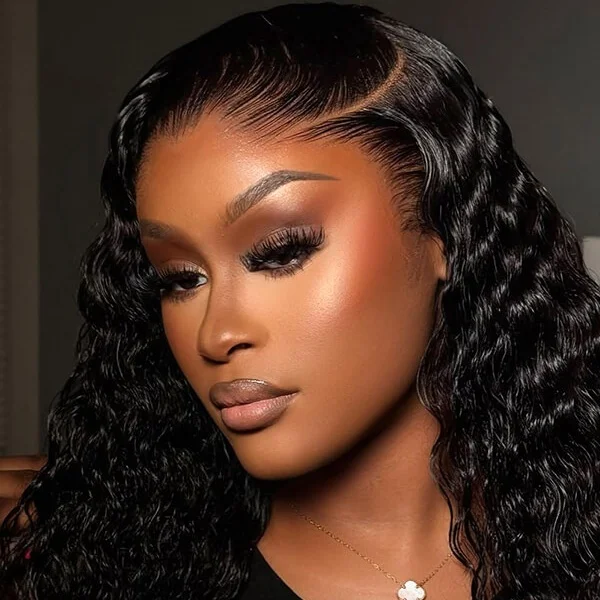 M-Shaped Hairline Deep Wave 13x4 Frontal WigLagos Hairline Wigs