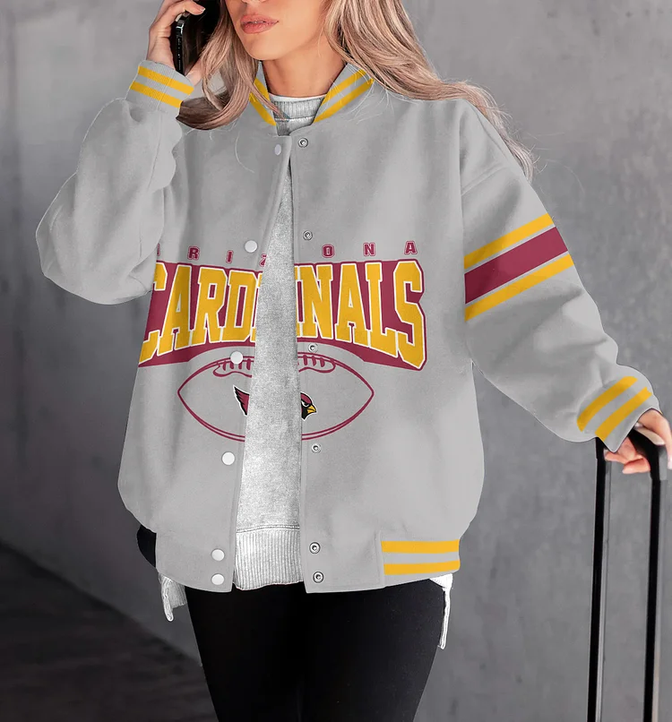 Arizona Cardinals Women Limited Edition Full-Snap Casual Jacket