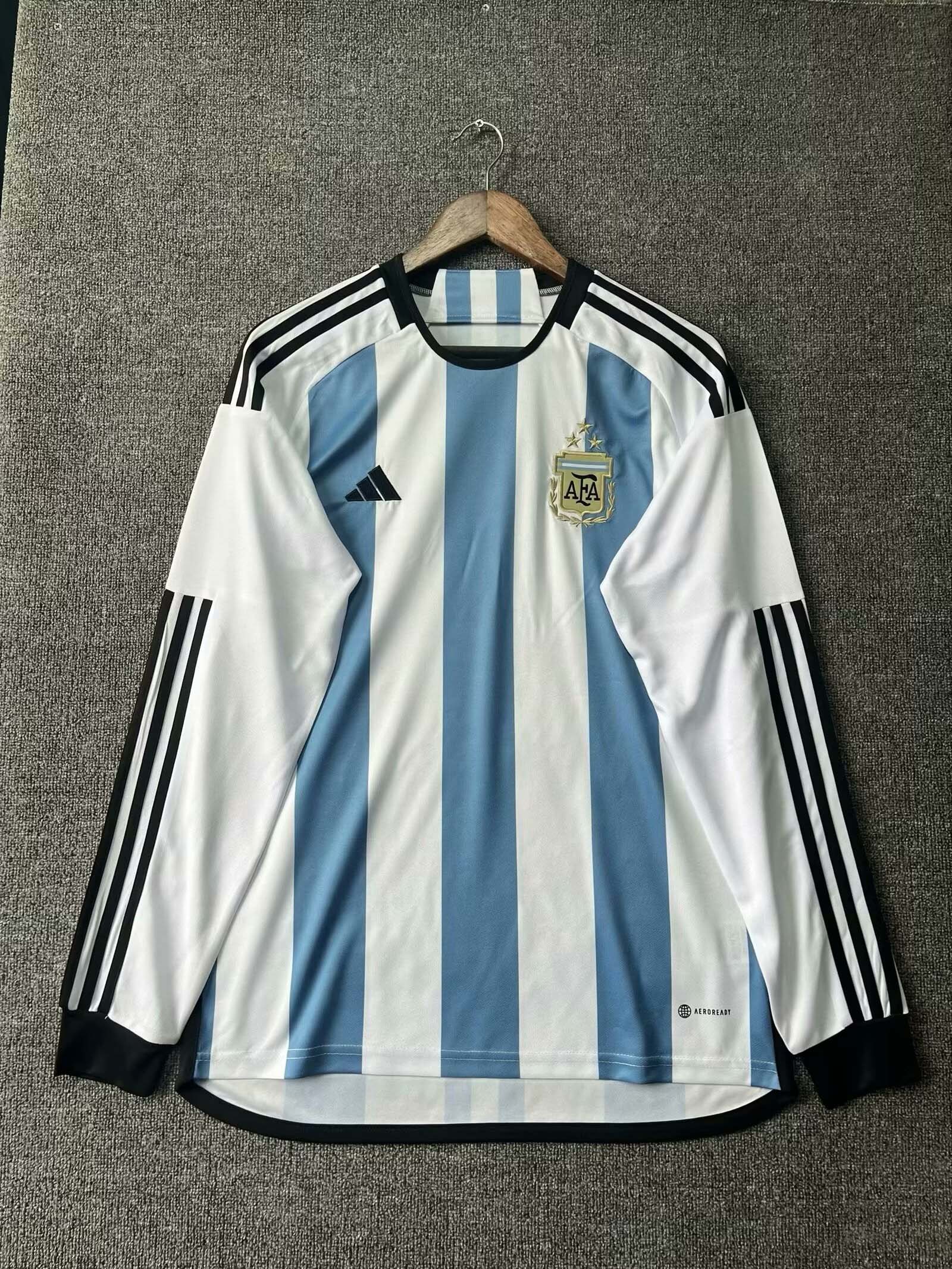 Adidas argentina outlet long sleeve jersey