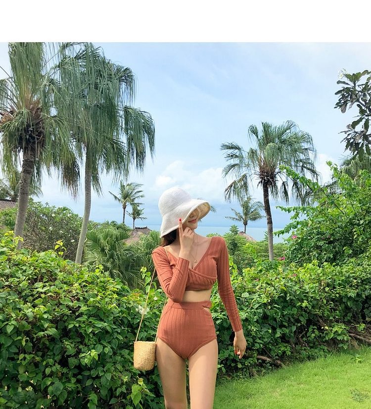 Cute Ribbed Bikini YP1120