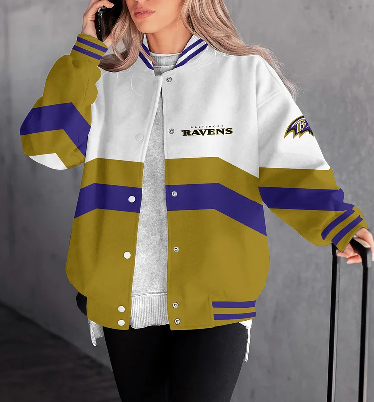 Baltimore Ravens Women Limited Edition Full-Snap Casual Jacket