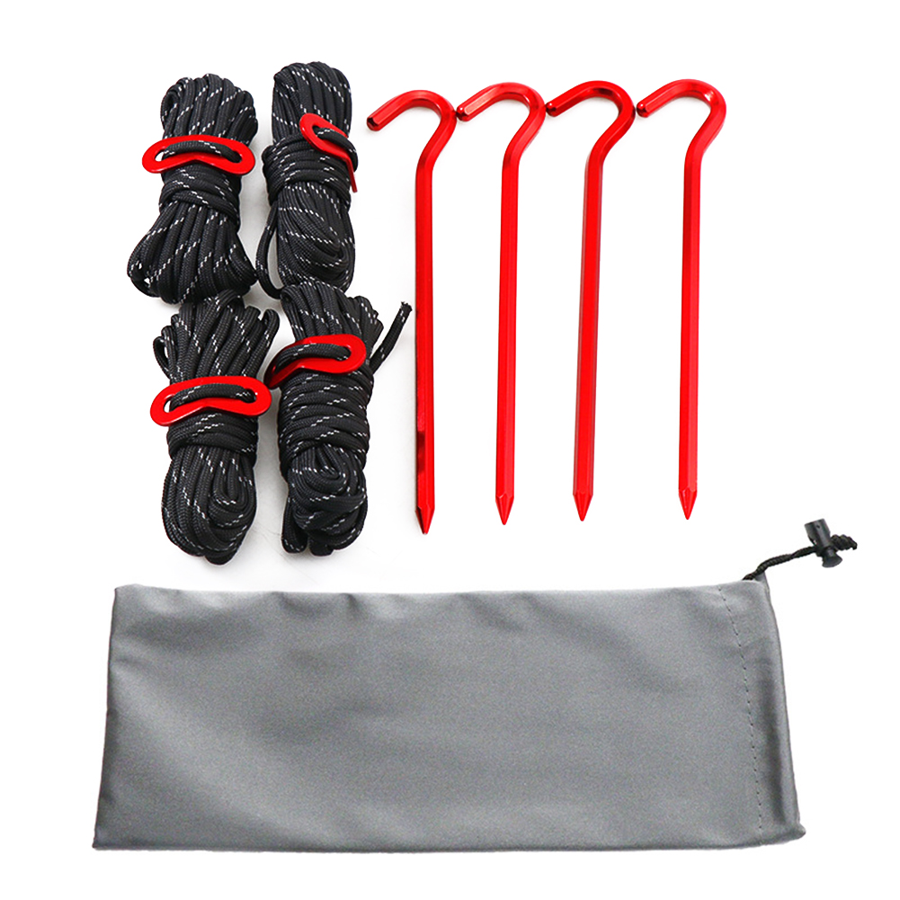 4mm Camping Tent Reflective Wind Rope Ground Nail Set with Fixing Buckle, 501 Original
4mm Camping Tent Reflective Wind Rope Ground Nail Set with Fixing Buckle, 501 Original