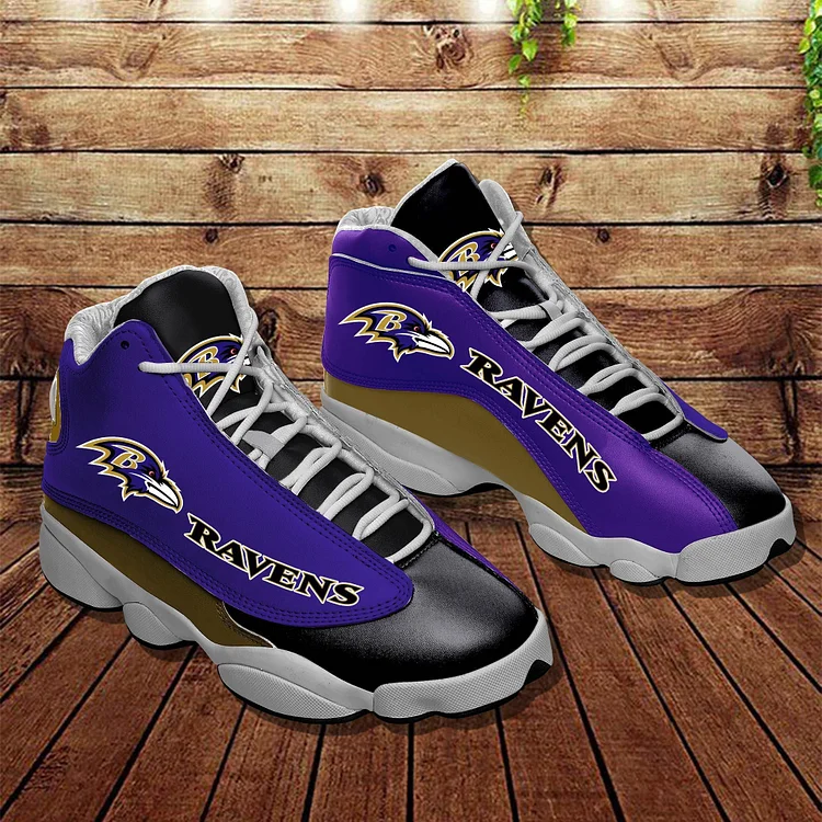 Baltimore Ravens Printed Unisex Basketball Shoes