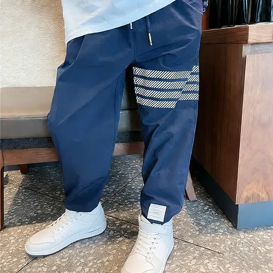 【2Y-9Y】Boys' Sporty Quick-Dry Street-Style Casual Pants