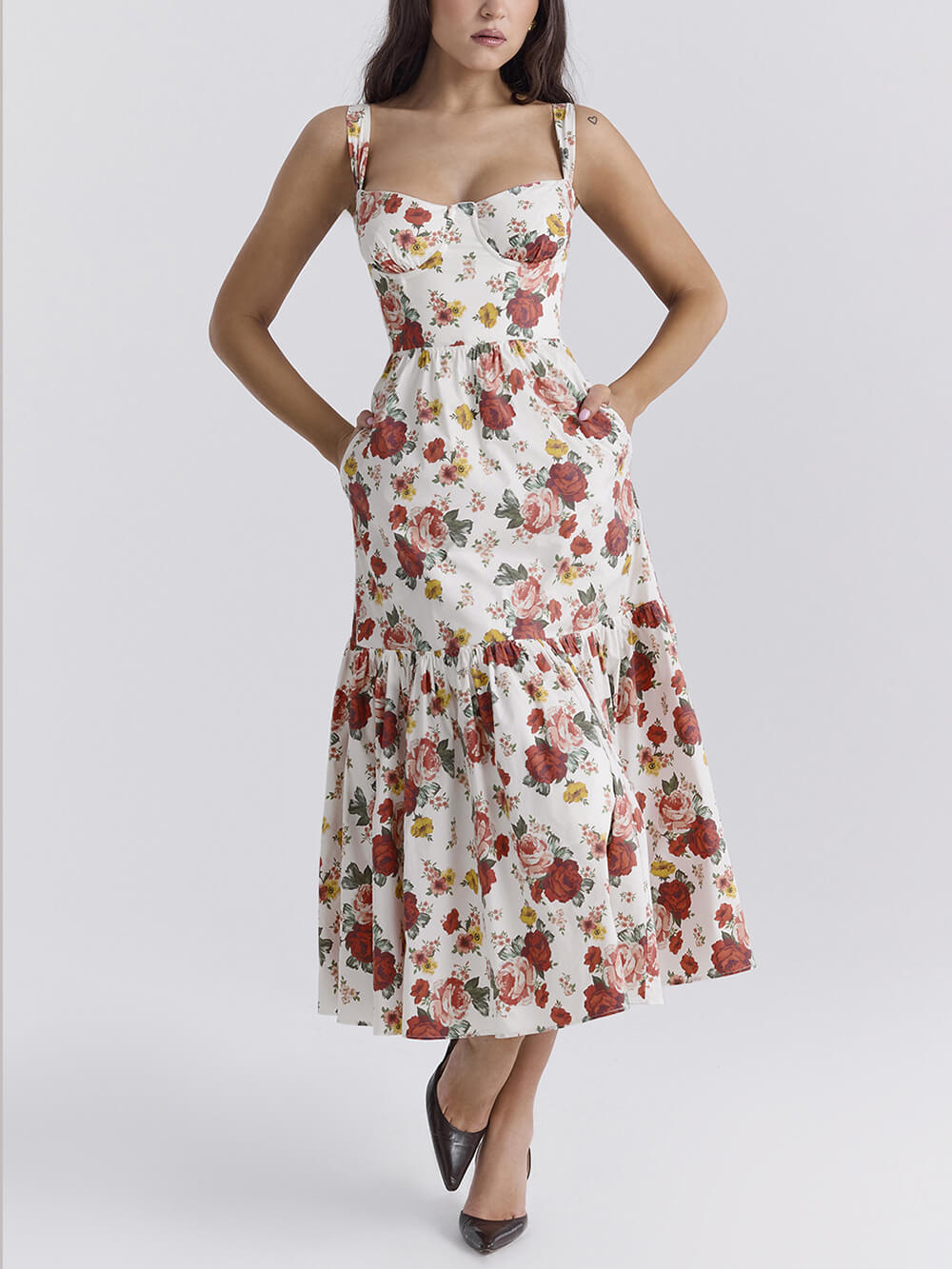 Spicy Rhythm Midi Dress
