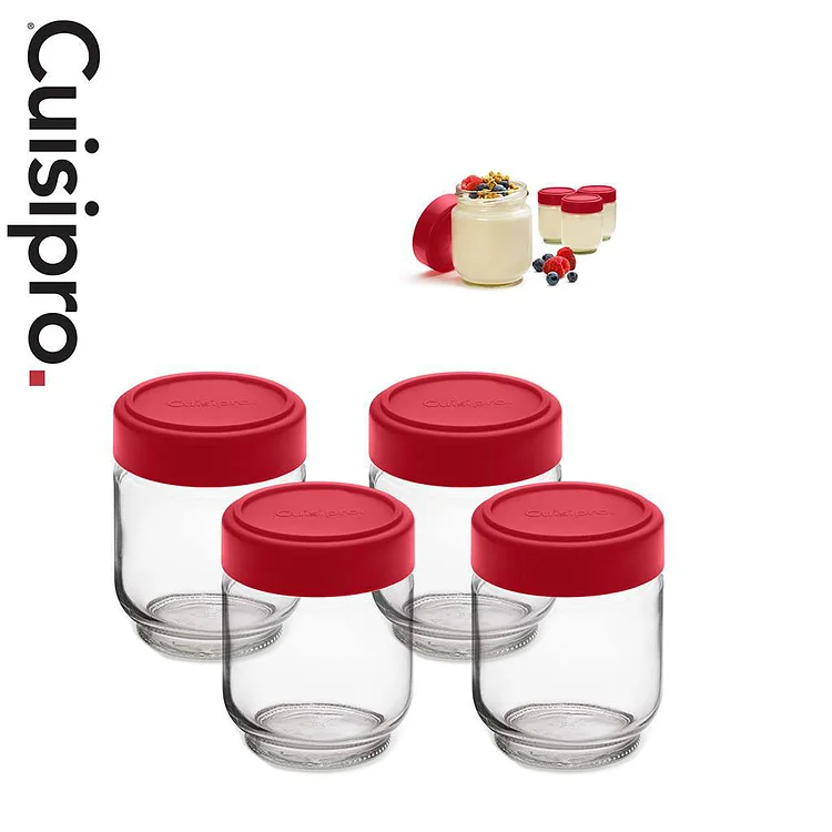 玻璃密封储藏罐套装 4枚入 | Leakproof Glass Jars