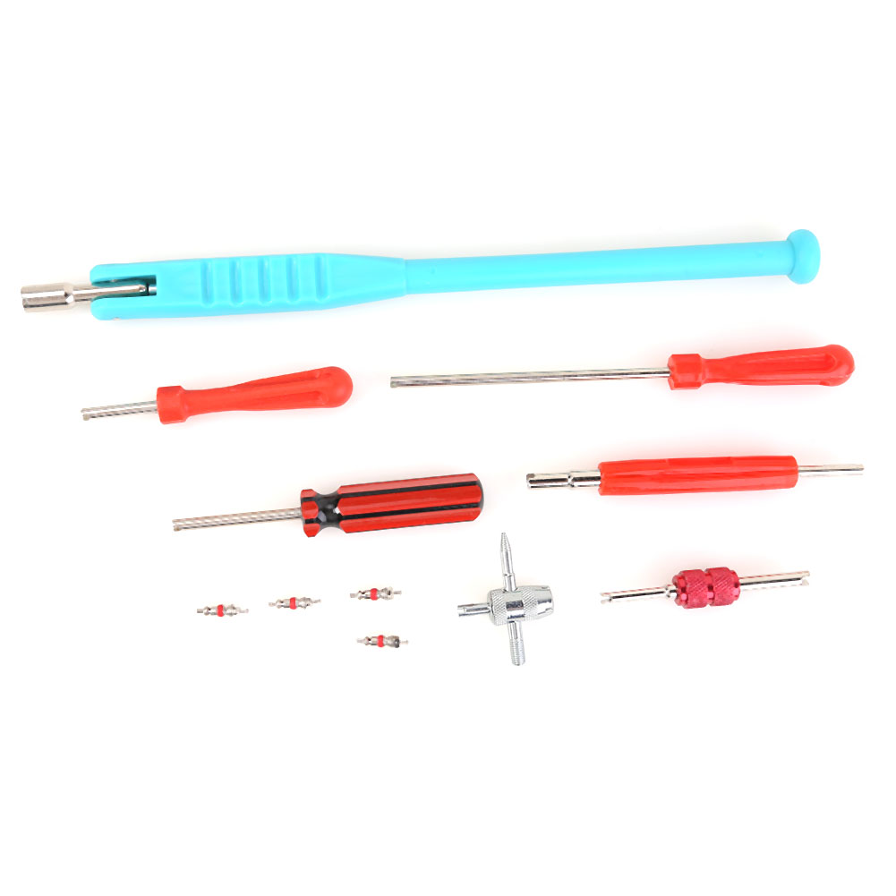 11pcs/set Tire Valve Stem Puller + Valve Core Remover + Valve Core Tool Kit, 501 Original
11pcs/set Tire Valve Stem Puller + Valve Core Remover + Valve Core Tool Kit, 501 Original