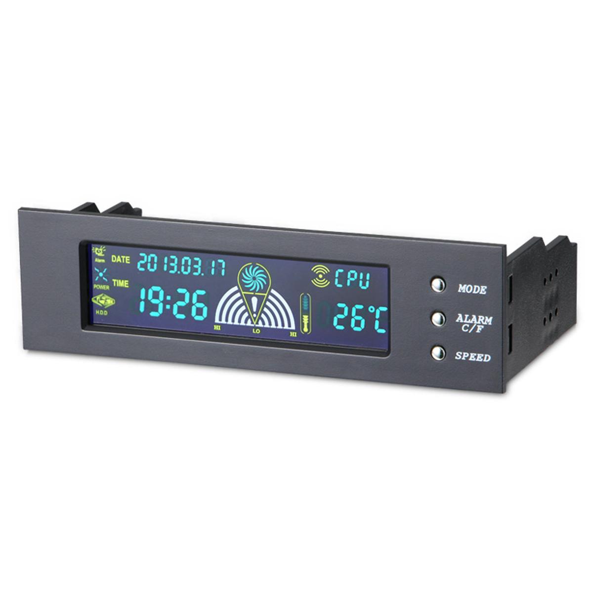 5.25In Bay Front Lcd Panel 3 Fan Speed Controller Cpu Temperature Sensor, 501 Original
5.25In Bay Front Lcd Panel 3 Fan Speed Controller Cpu Temperature Sensor, 501 Original