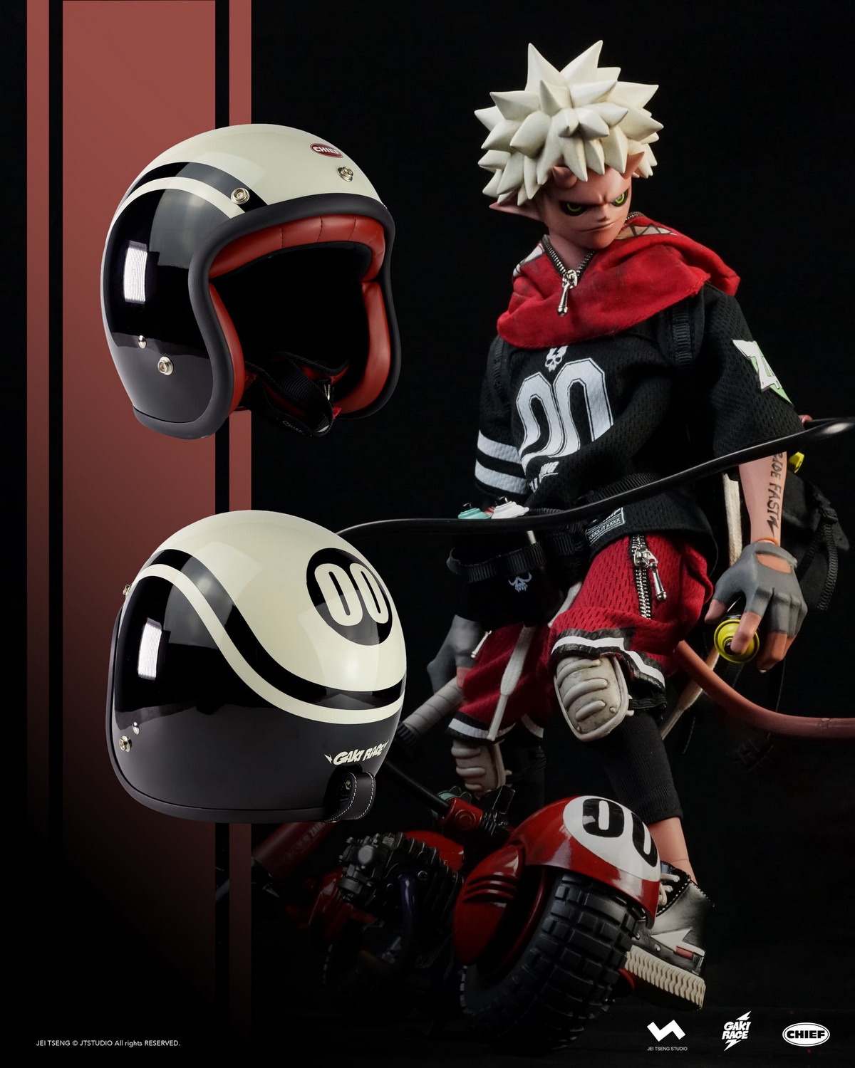 JTSTUDIO x Chief Helmet 1/1 Hell Yeah 00 Zaiki Helmet