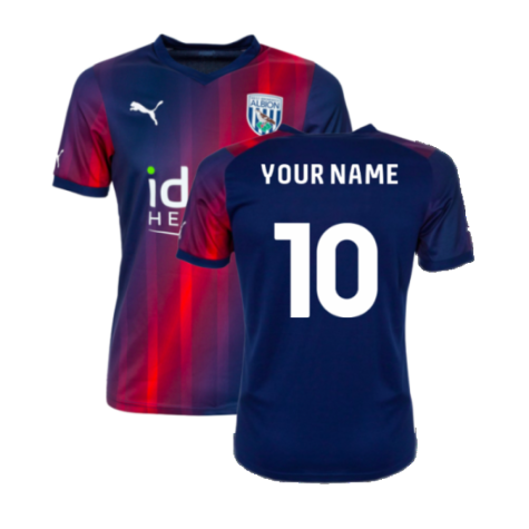 West Bromwich Albion Away Shirt Top Kit 2023-2024 ( Printing Your Name )