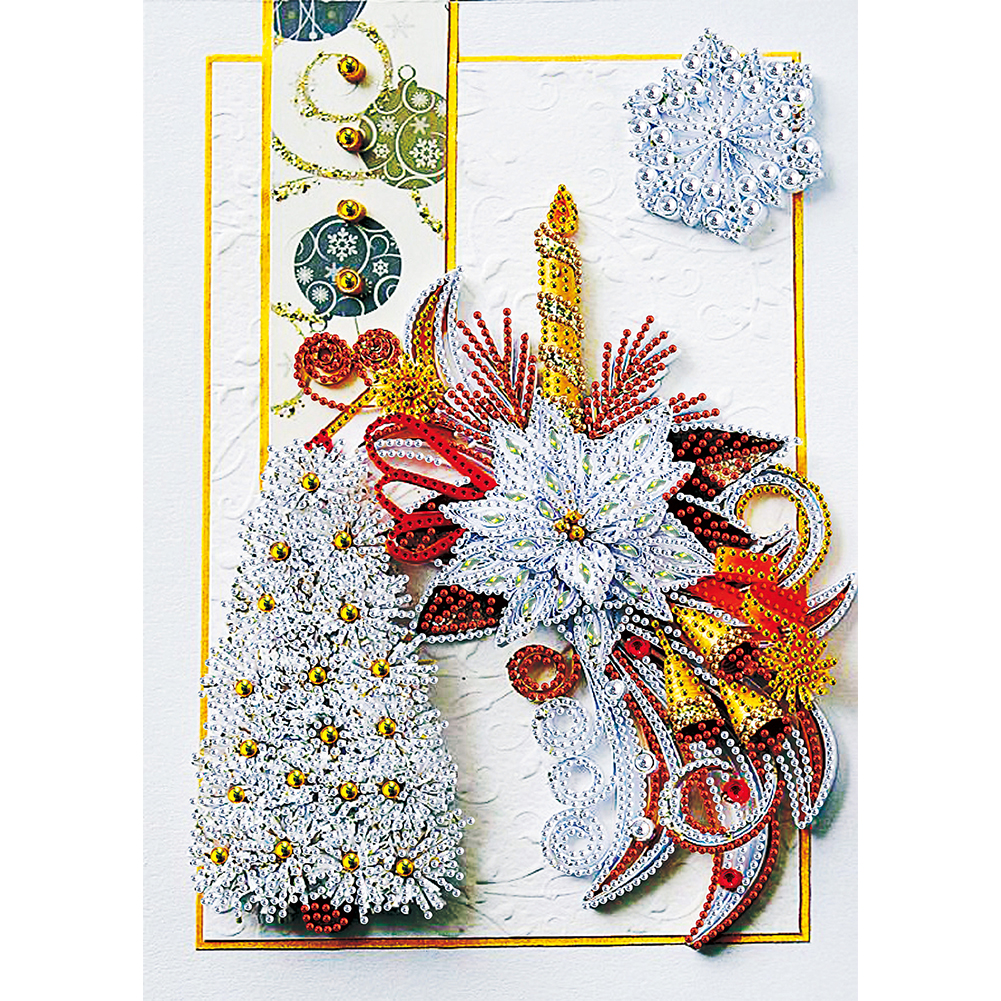 Flower Quilling Paper Christmas - Special Shaped Diamond Painting - 30*40CM, 501 Original
Flower Quilling Paper Christmas - Special Shaped Diamond Painting - 30*40CM, 501 Original