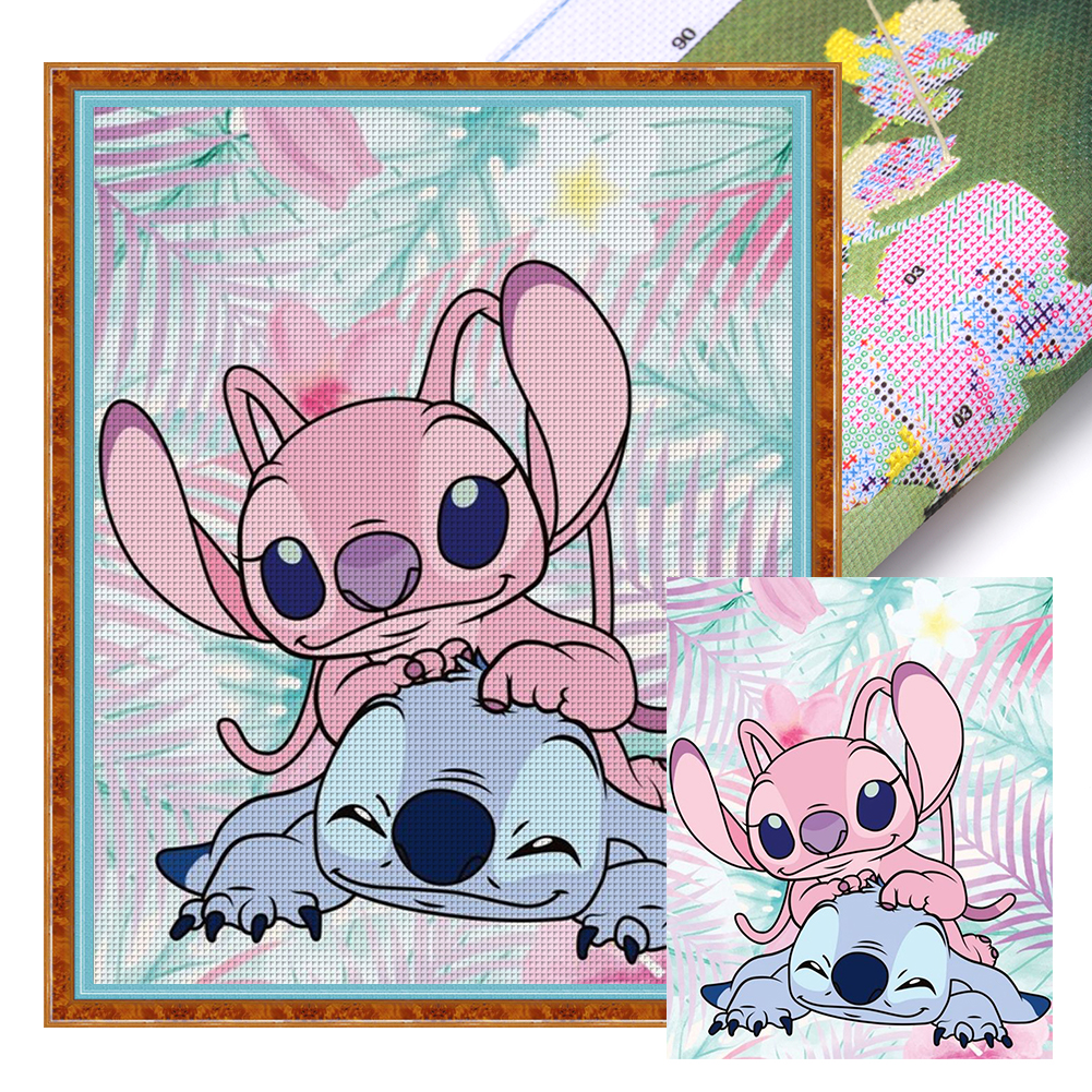 Lilo And Stitch 11CT (40*50CM) Stamped Cross Stitch