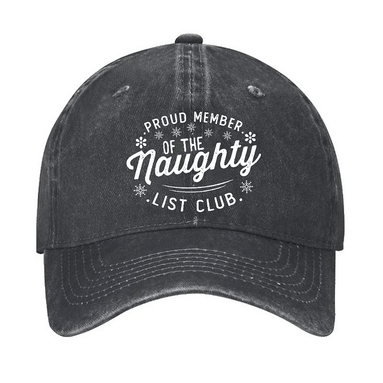 Proud Member Naughty List Club Hat