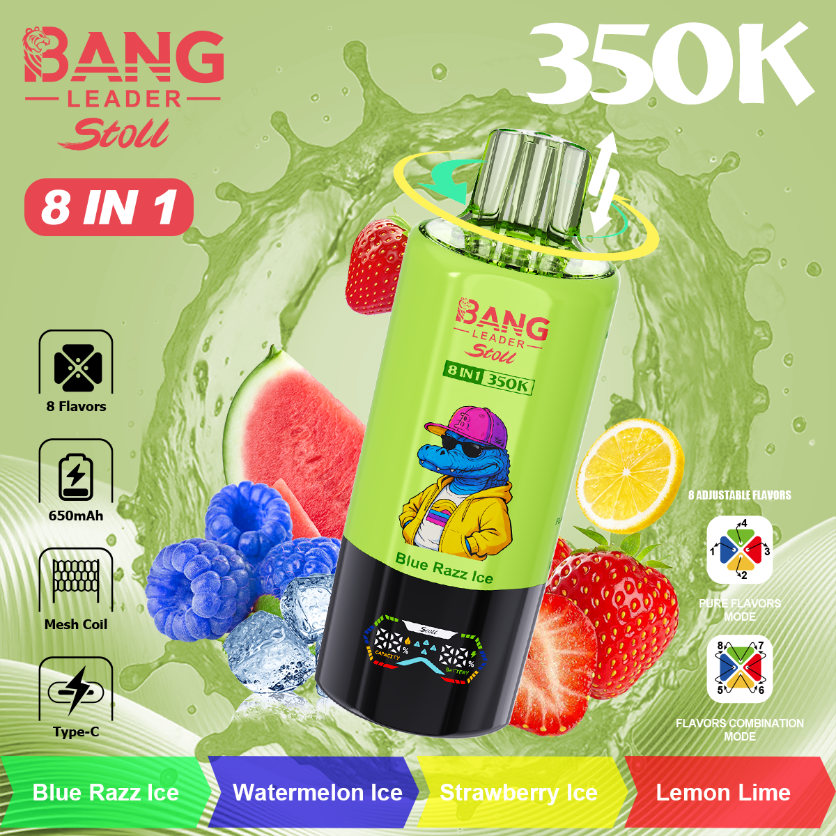 cheap bulk disposable vapes VOPK Cool Bar 20K 20000 Puffs Disposable Vapes Bulk Buy Tastes Variety  Wholesale main image 0