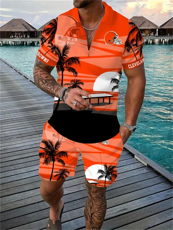 Cleveland Browns
Limited Edition Polo Shirt And Shorts Two-Piece Suits