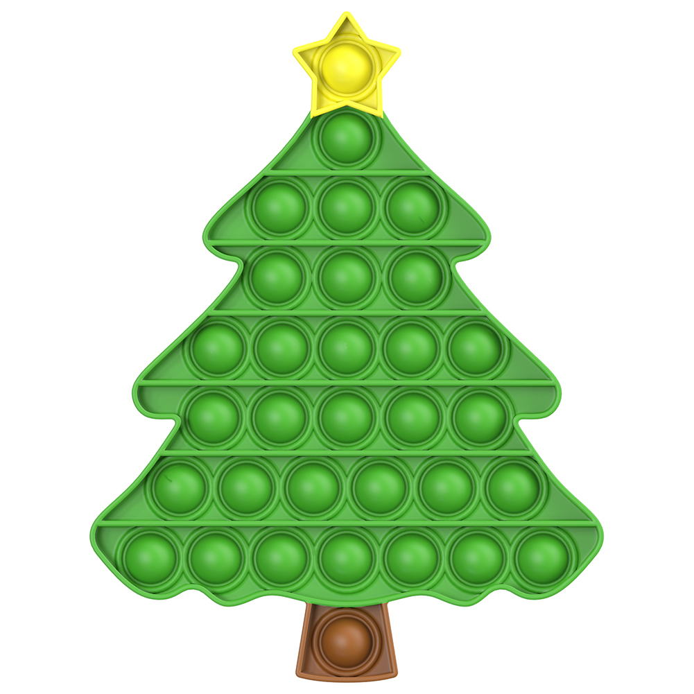 Christmas Tree Silicone Push Bubble Fingertip Anti-Stress Decompression Toy, 501 Original
Christmas Tree Silicone Push Bubble Fingertip Anti-Stress Decompression Toy, 501 Original