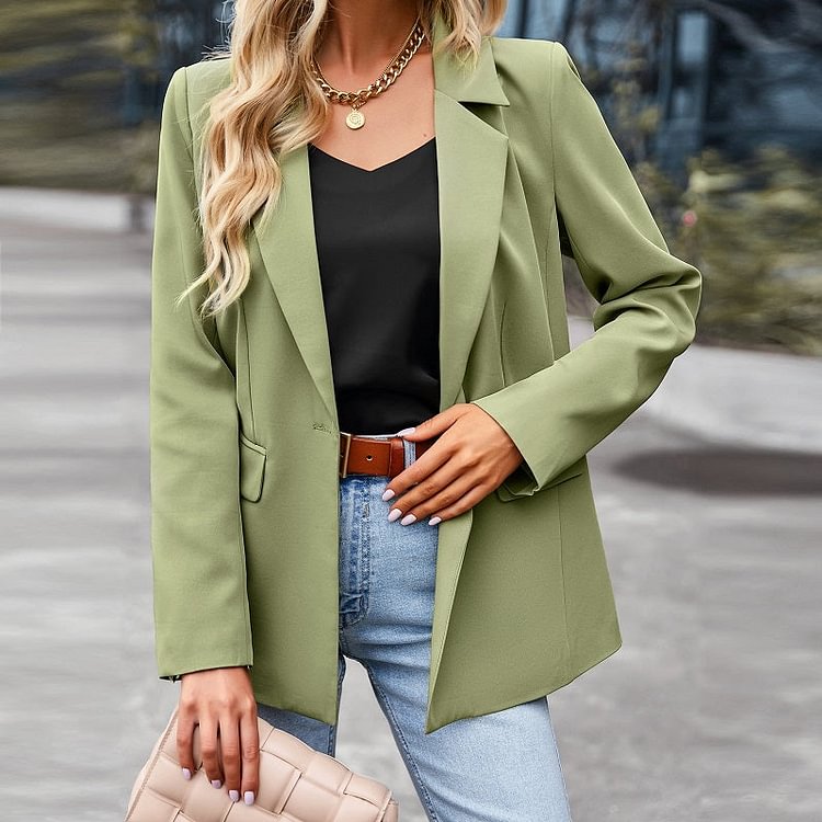 Women's Casual Pockets Blazers
