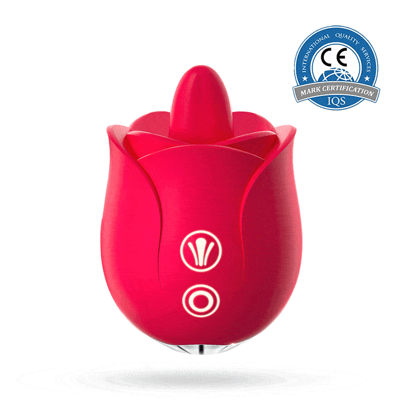 Clitoral Rose Sex Stimulator for Women with Tongue Clitoral Rose Sex Stimulator for Women with Tongue