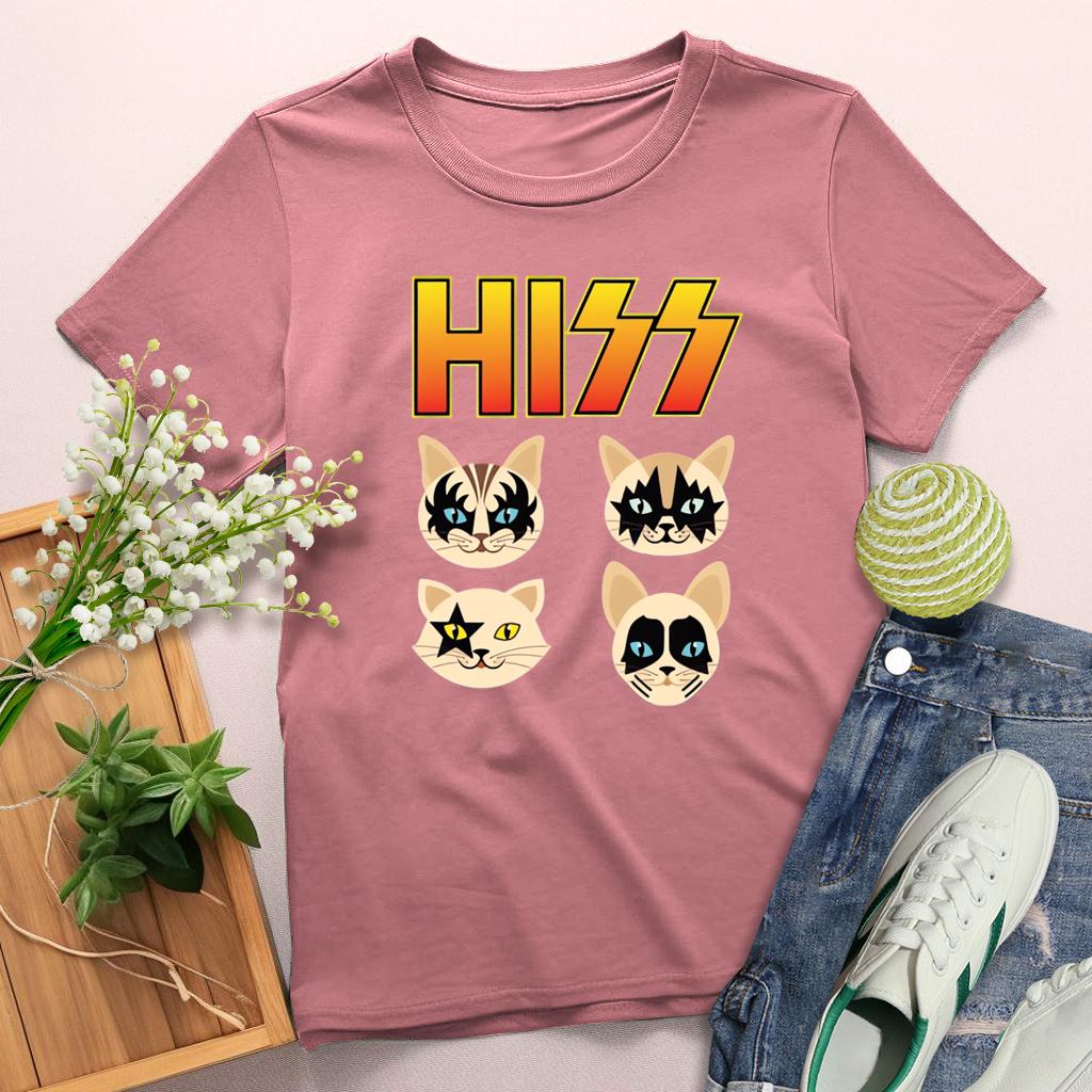 Cool cat Round Neck T-shirt-0025225-Guru-buzz