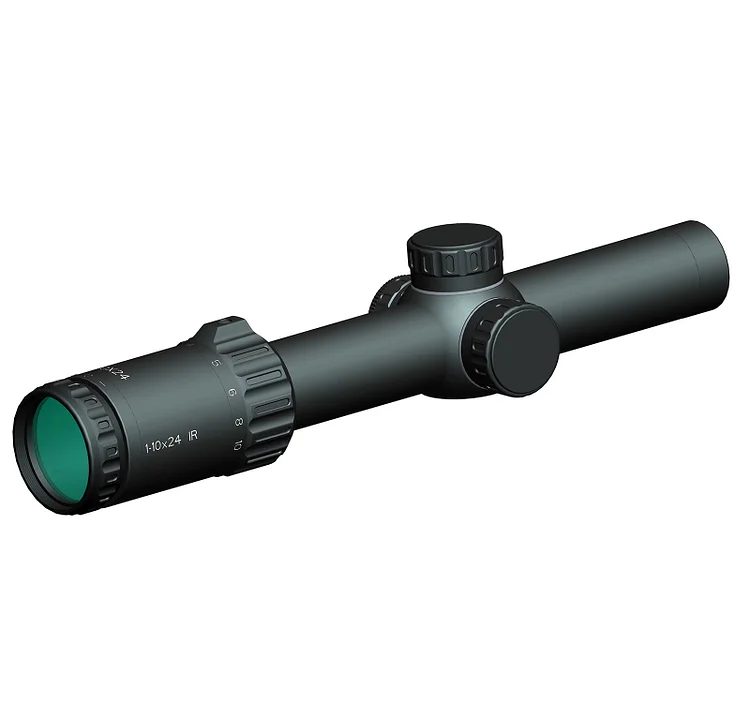 YSS 1-10X24 Infrared  Presicion Aiming  RIflescope 0.5 MOA with Dual Magnification For Hunting/Real Fighting Game